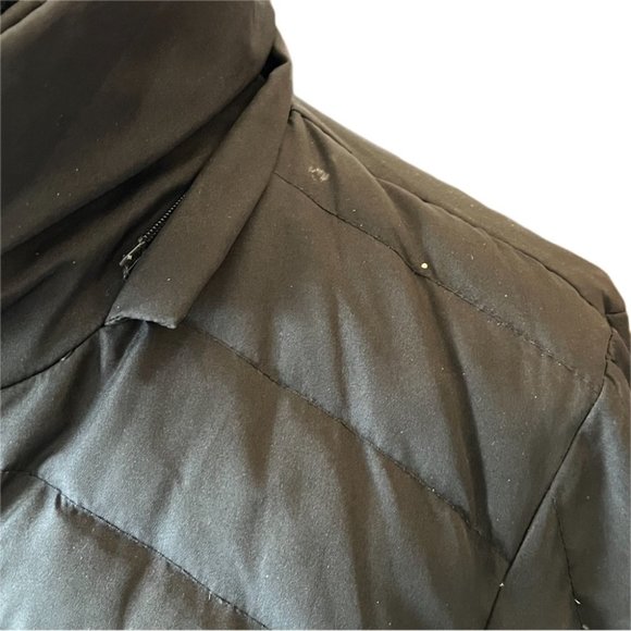 Down blend Puffer Quilted Jacket Kenneth Cole Reaction Black M - Picture 8 of 15